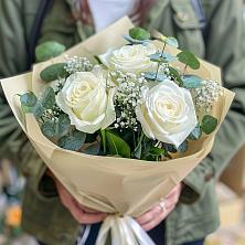 Букет Нежные грёзы в Фалёнки Букет цветов из: Розы в Фалёнки